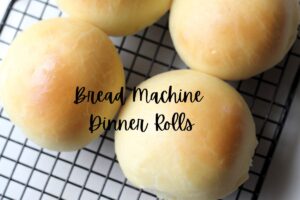bread machine dinner rolls on cooling rack