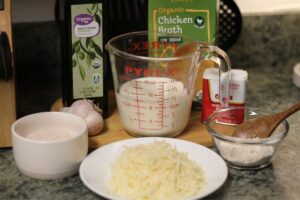 ingredients for homemade alfredo sauce