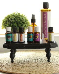 supplies needed for diy perfume with essential oils