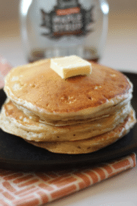stack of IHOP style pancakes